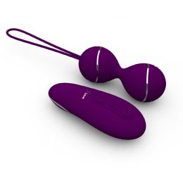 Wireless Remote Control vibrator, waterproof  massage G-spot. Alternative toys (Color: Rose Red)