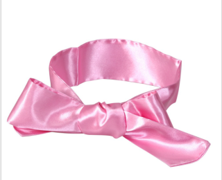 Flirty Satin ribbons, Adult play time Ribbons Eye covers, Flirting Eye Masks (Color: Redblack)